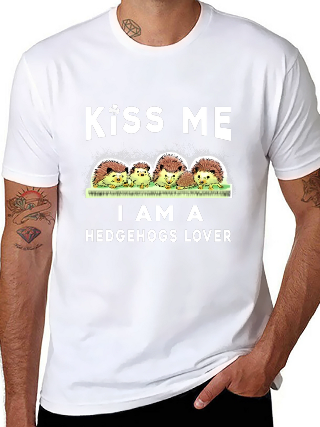 Kiss Me I Am A Hedgehogs Lover T-Shirt