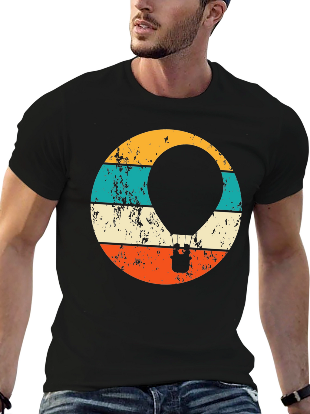 Retro Hot Air Balloon T-Shirt