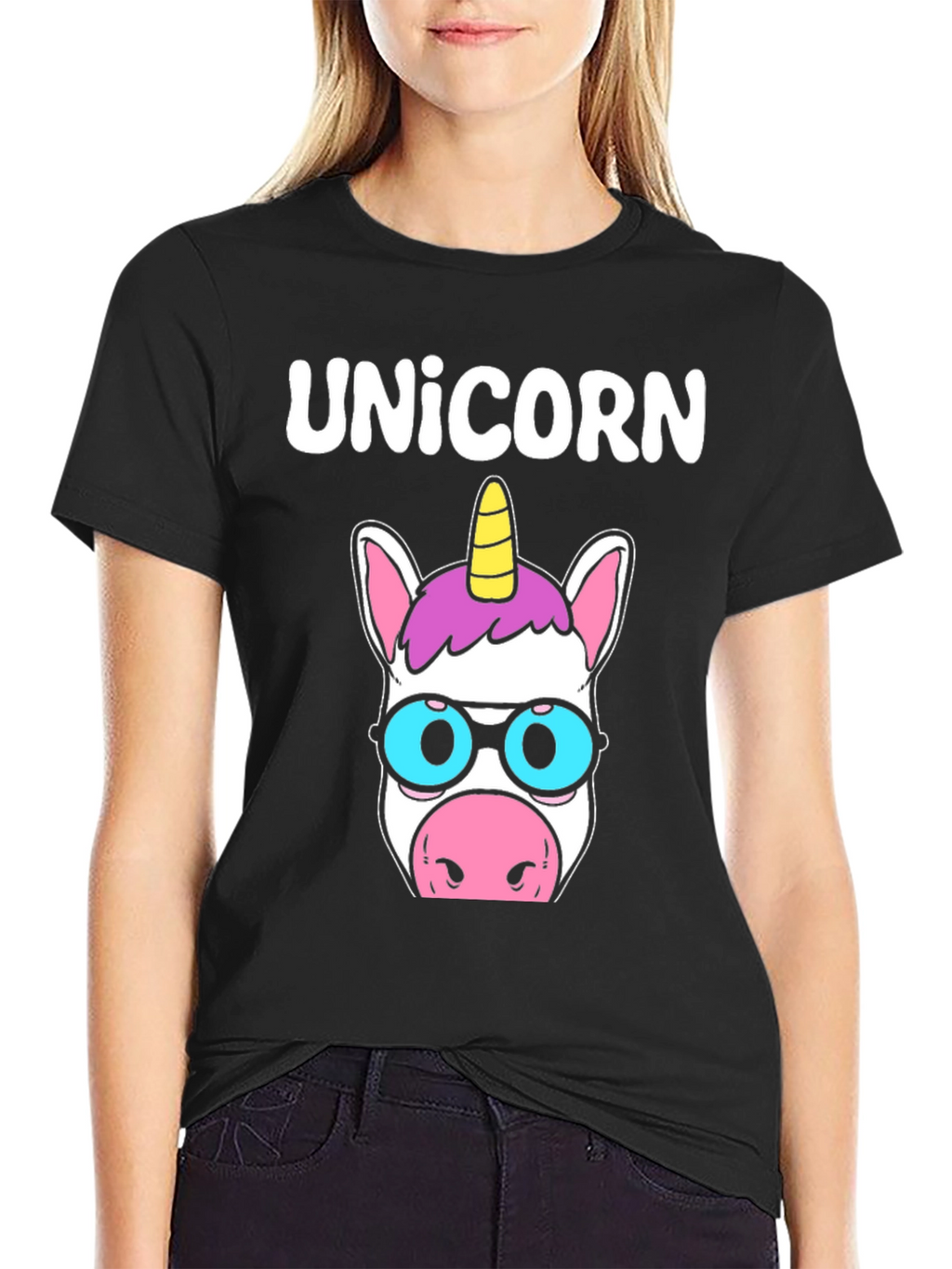 Unicorn T-Shirt - Cute Cartoon Style
