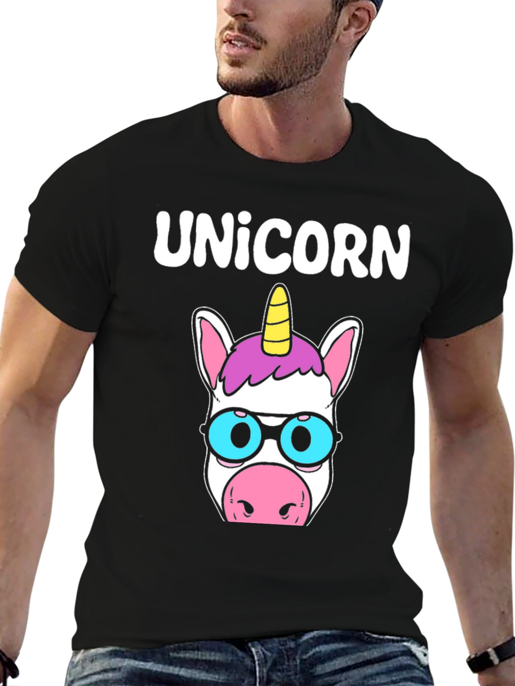 Unicorn T-Shirt - Cute Cartoon Style