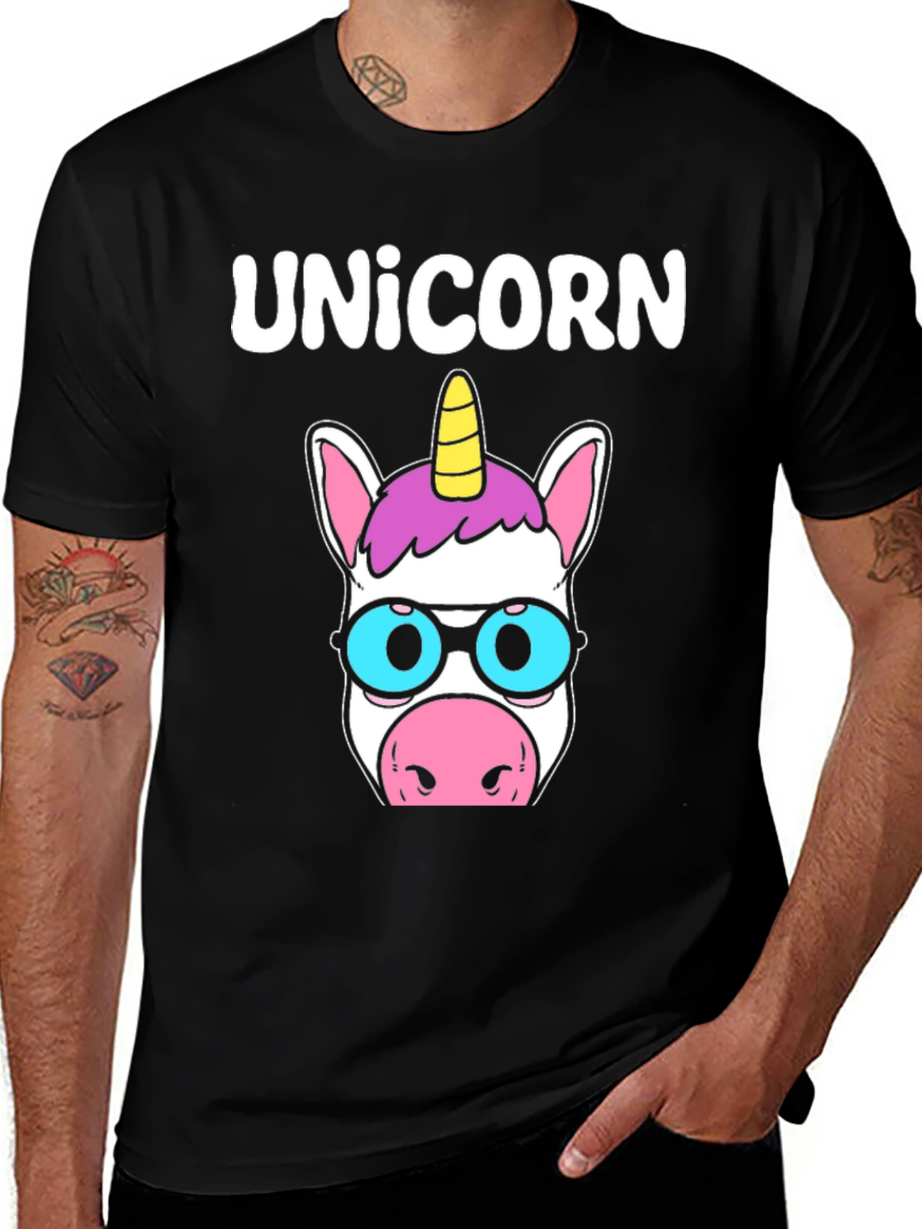 Unicorn T-Shirt - Cute Cartoon Style