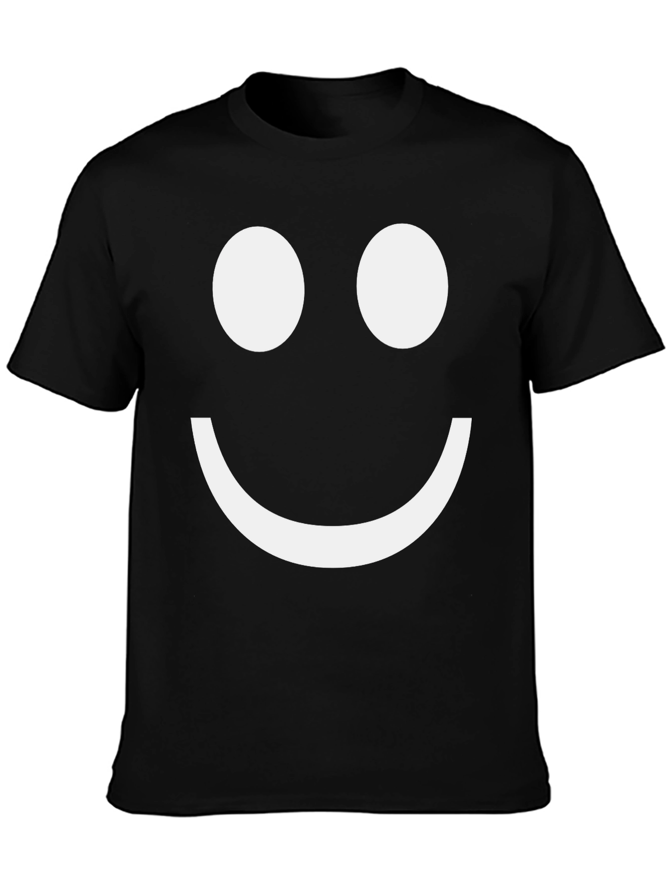 Smiley Face Graphic T-Shirt - Classic Comfort