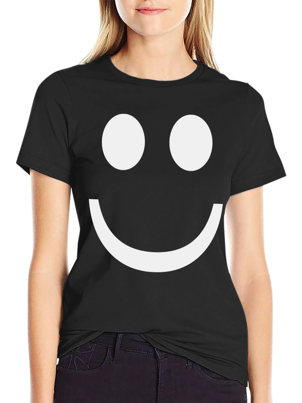 Smiley Face Graphic T-Shirt - Classic Comfort