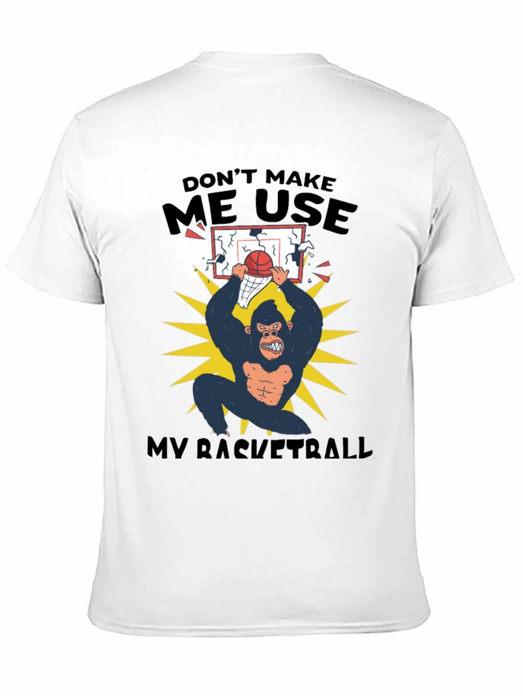 Funny Gorilla Basketball T-Shirt
