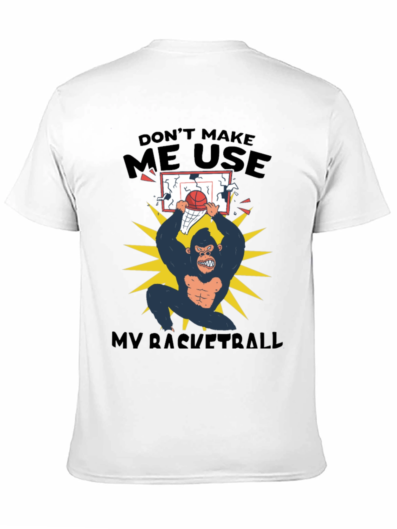 Funny Gorilla Basketball T-Shirt