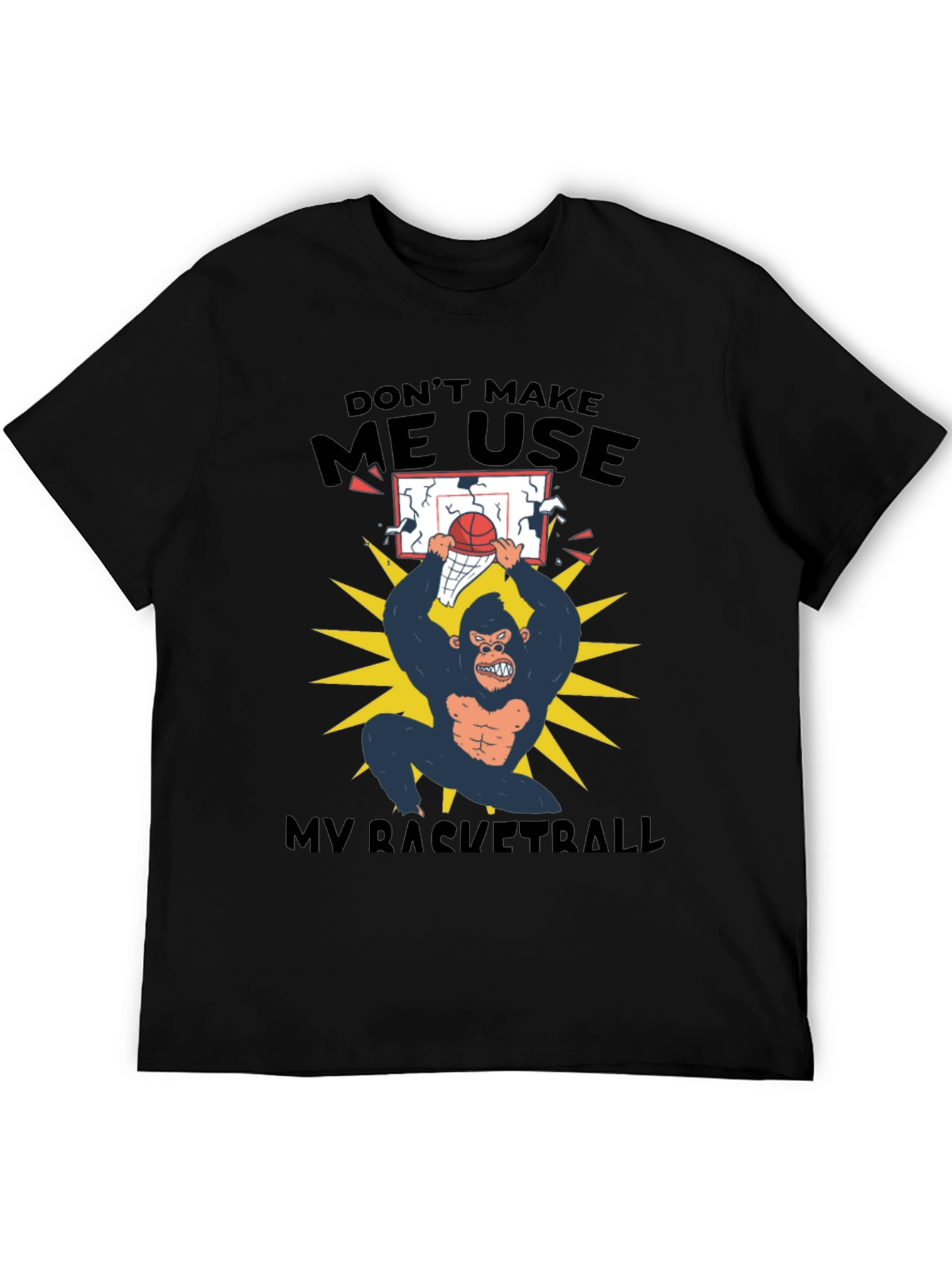 Funny Gorilla Basketball T-Shirt