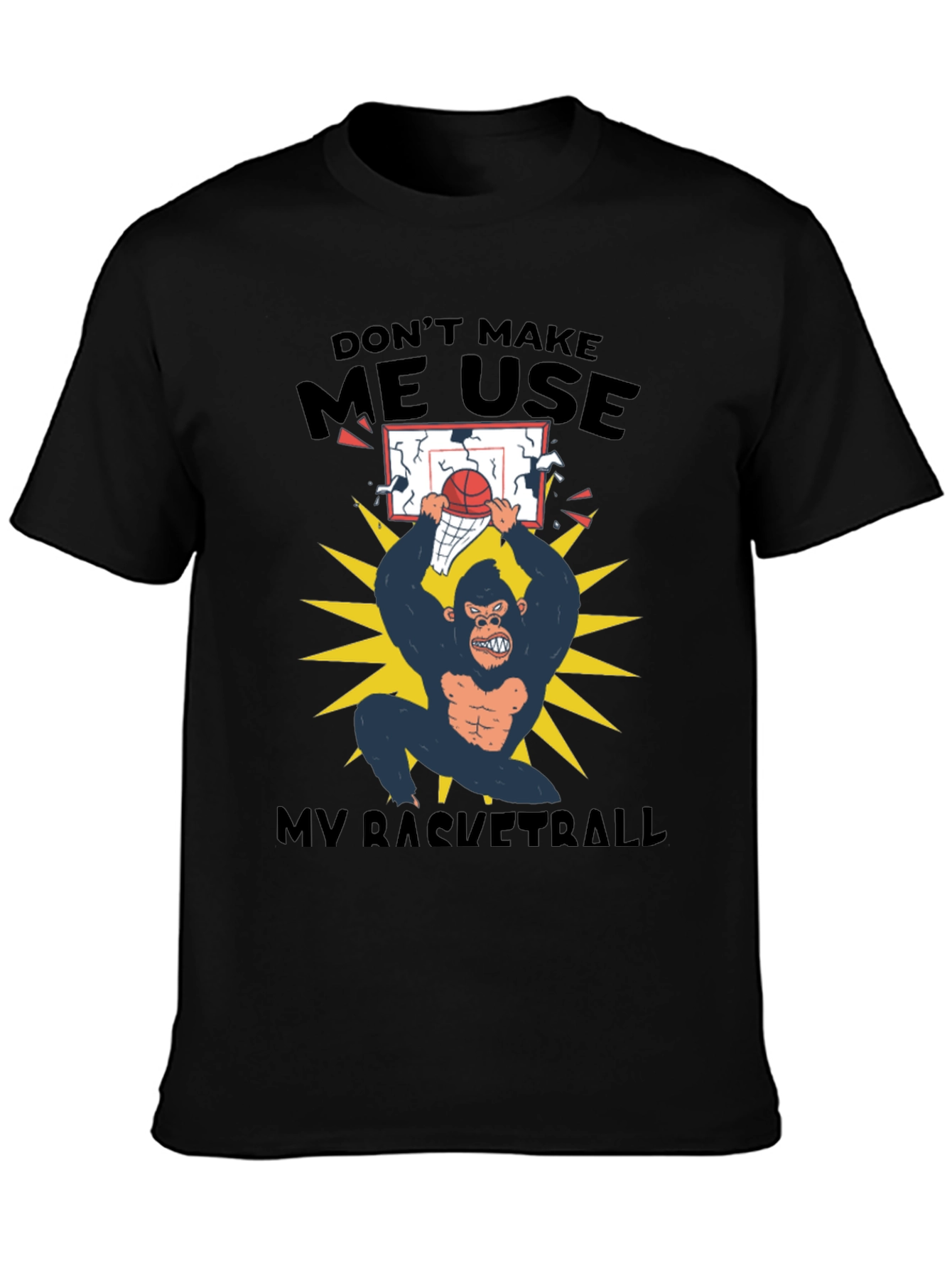 Funny Gorilla Basketball T-Shirt