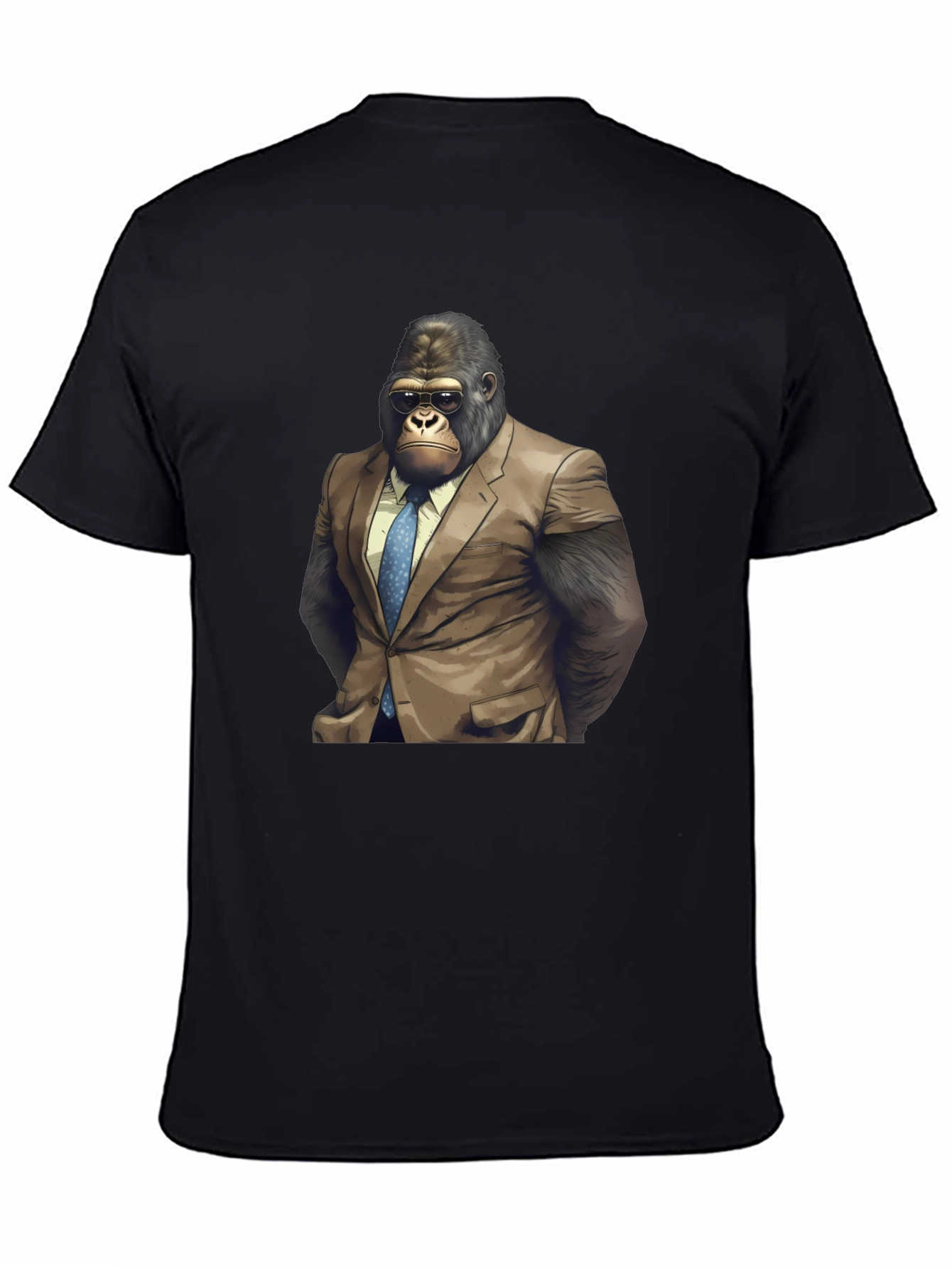 Gorilla Boss T-Shirt - Cool Ape in Suit Graphic Tee