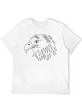 Mens Black Eagle Graphic Tee