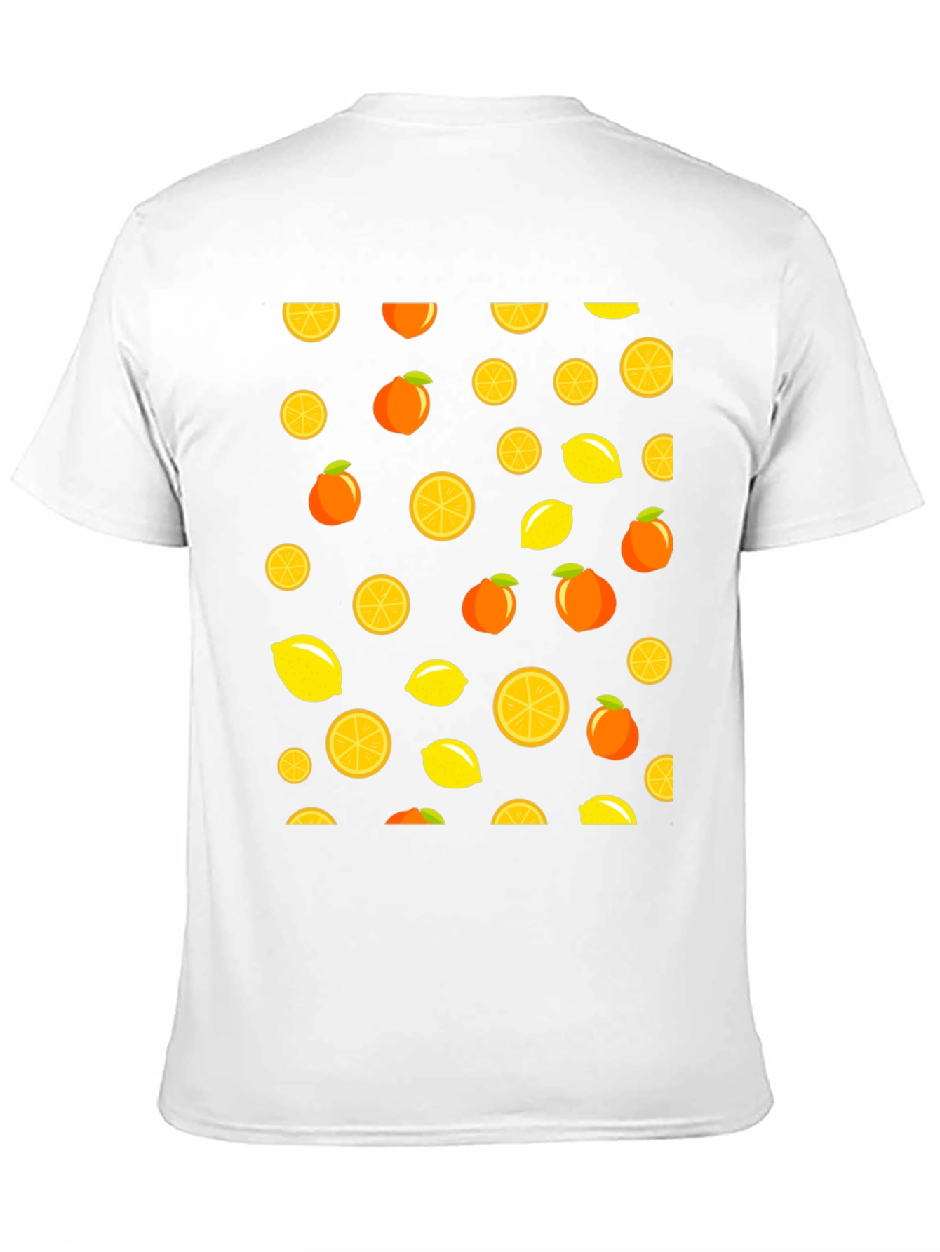 Citrus Burst Black T-Shirt