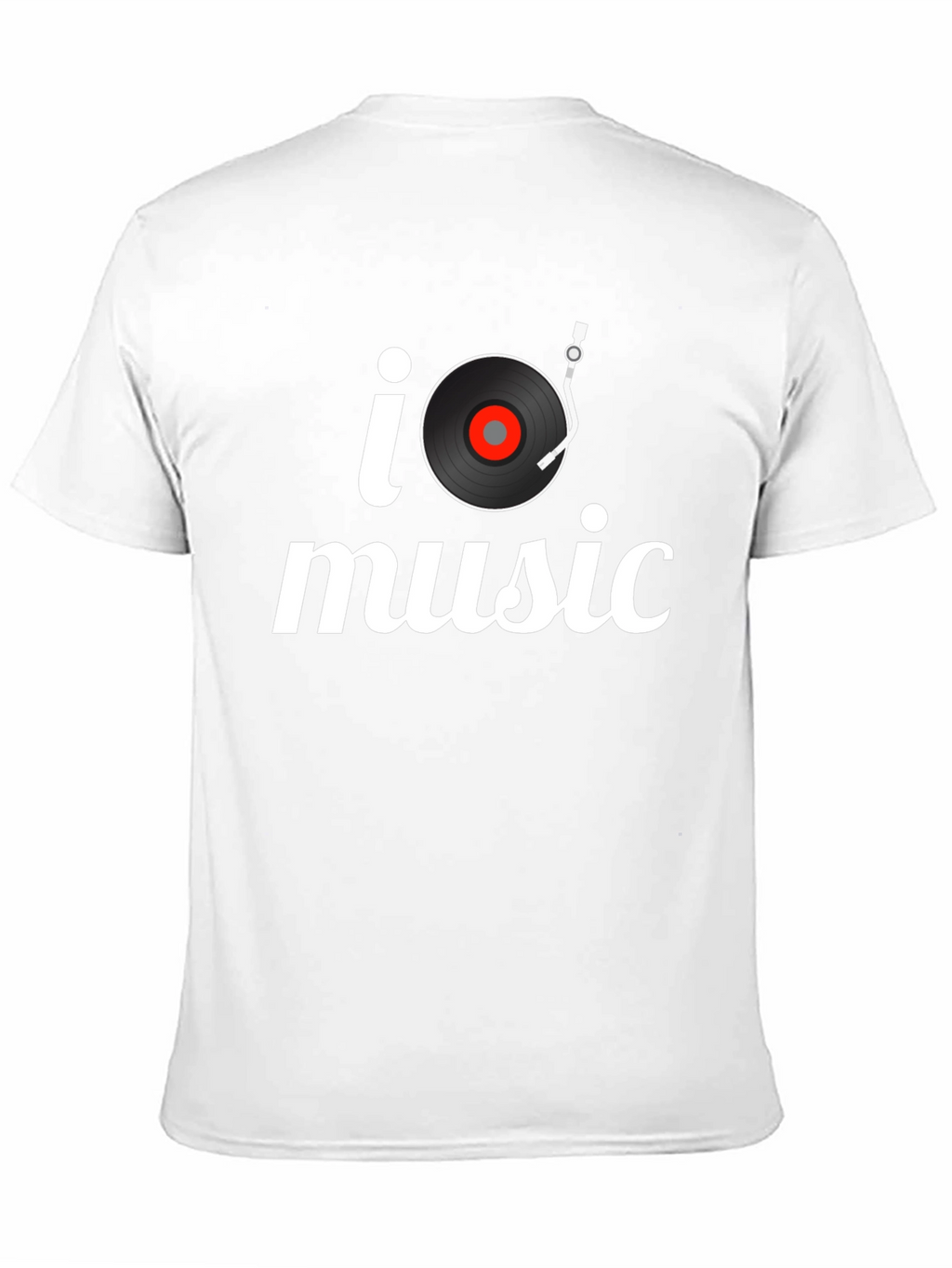 I Turntable Music Black T-Shirt