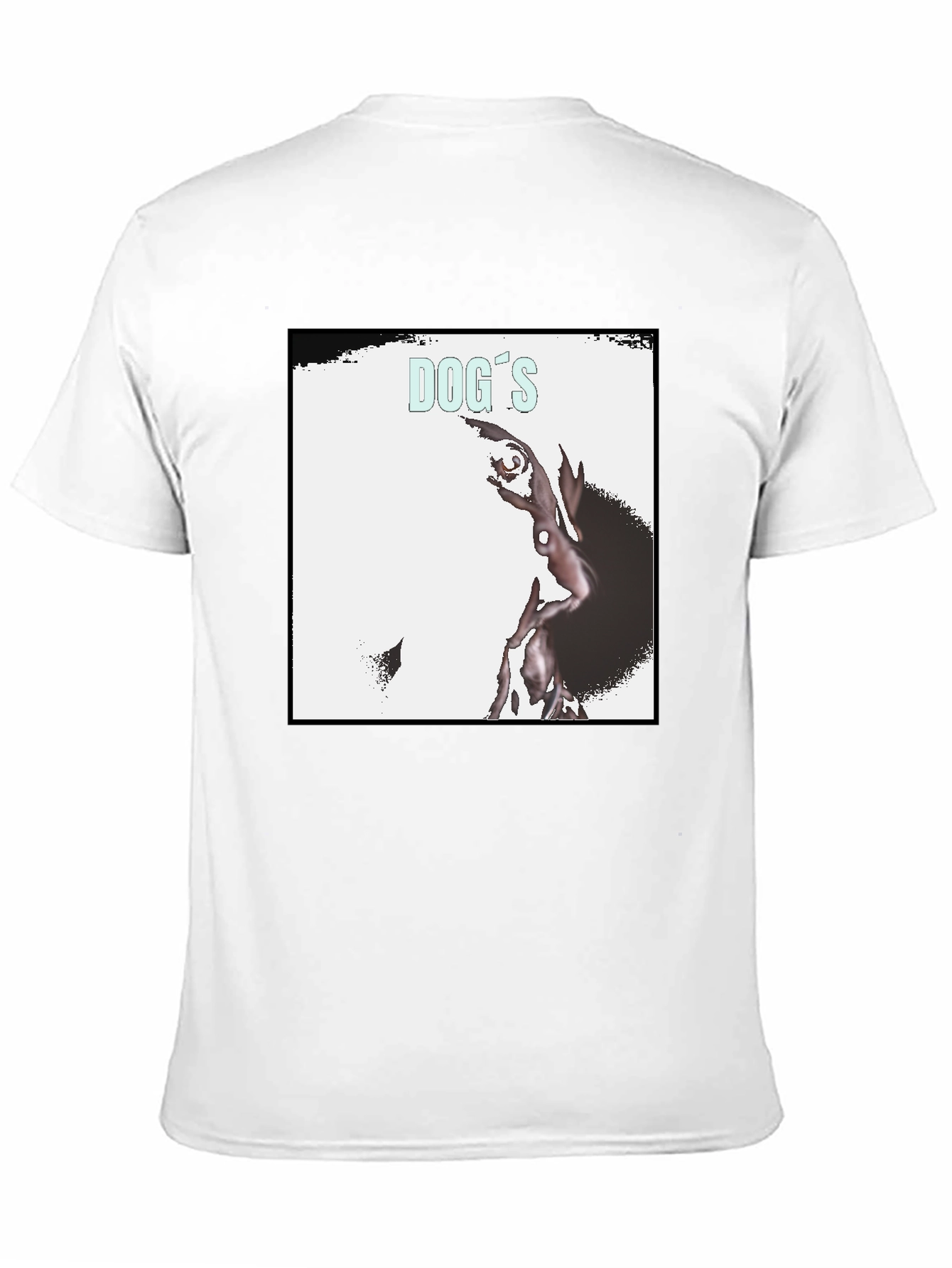 Dogs Record Cover Black T-Shirt