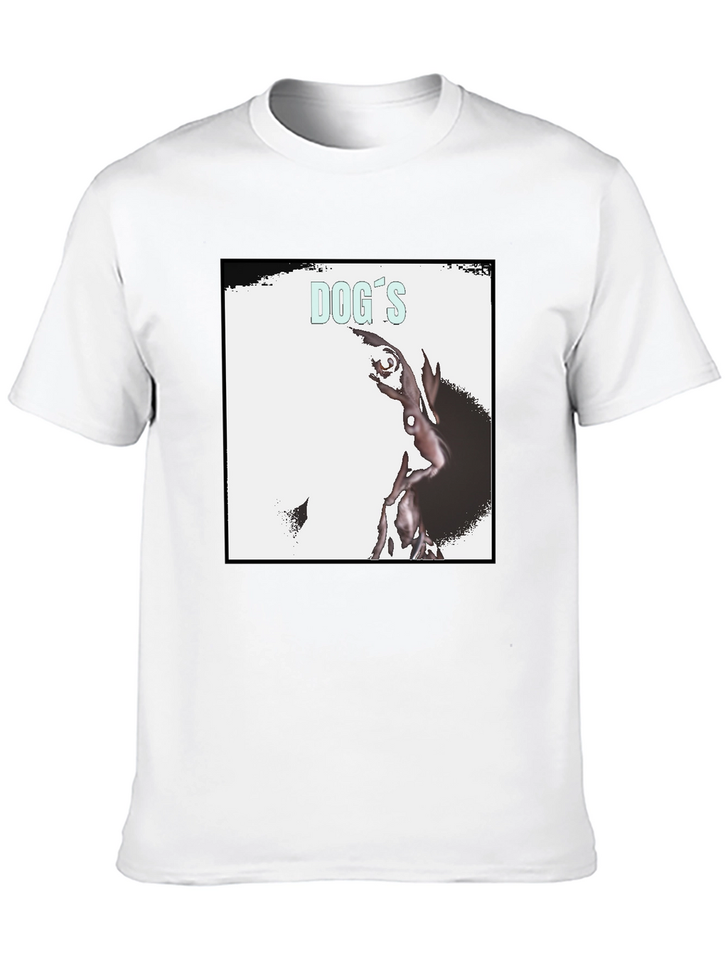Dogs Record Cover Black T-Shirt