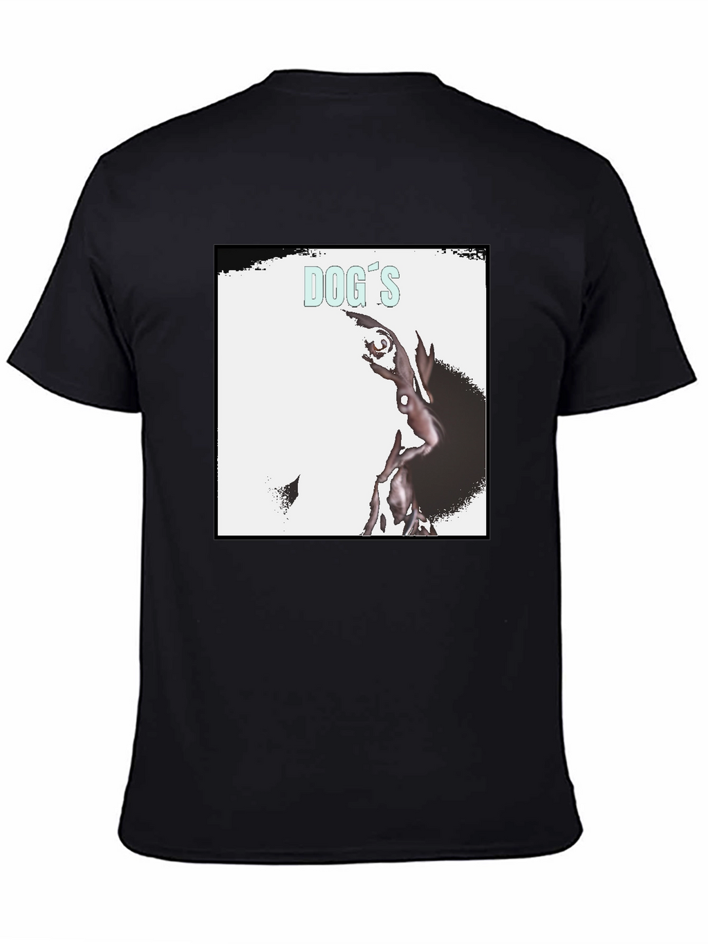 Dogs Record Cover Black T-Shirt