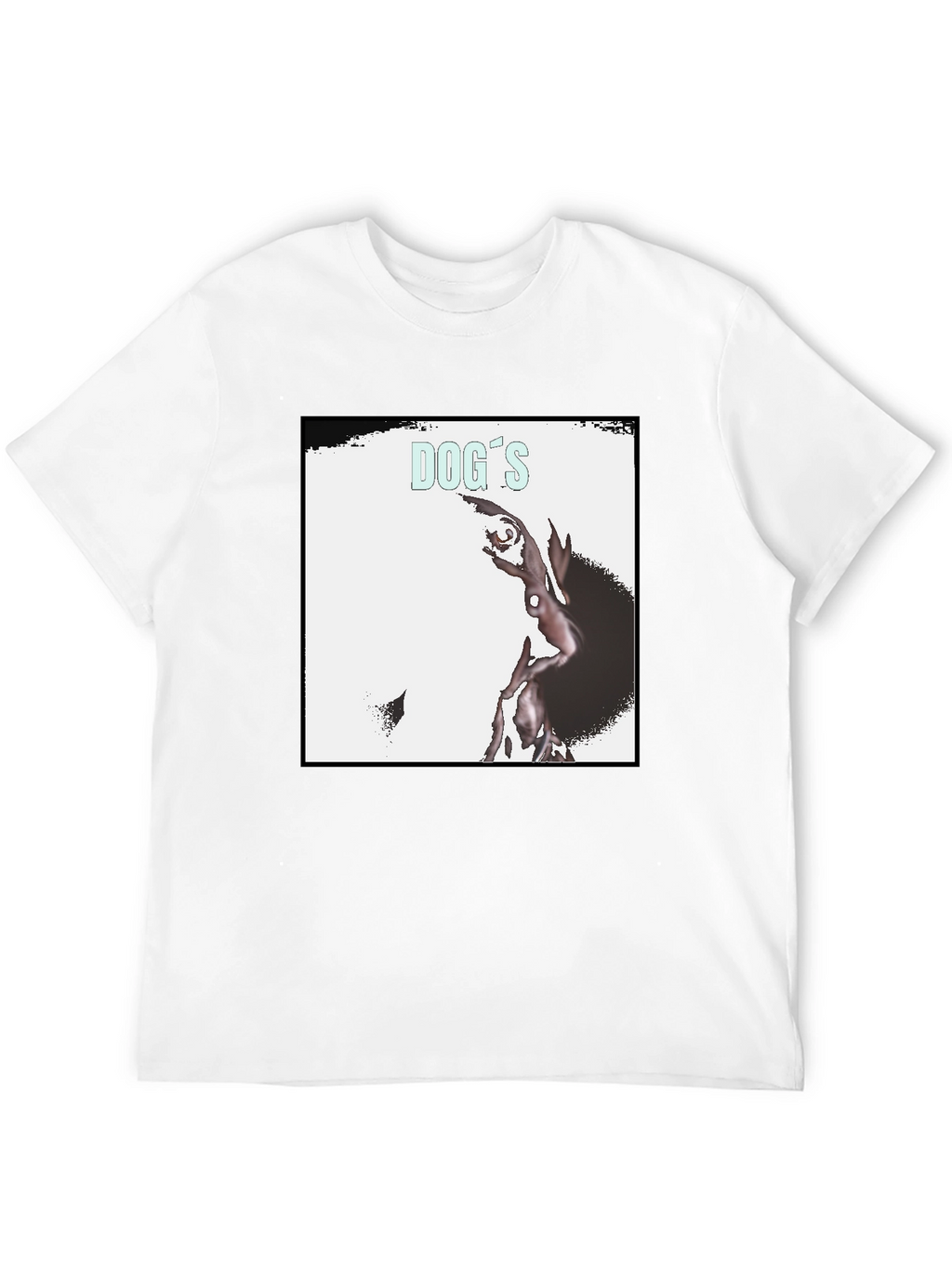 Dogs Record Cover Black T-Shirt