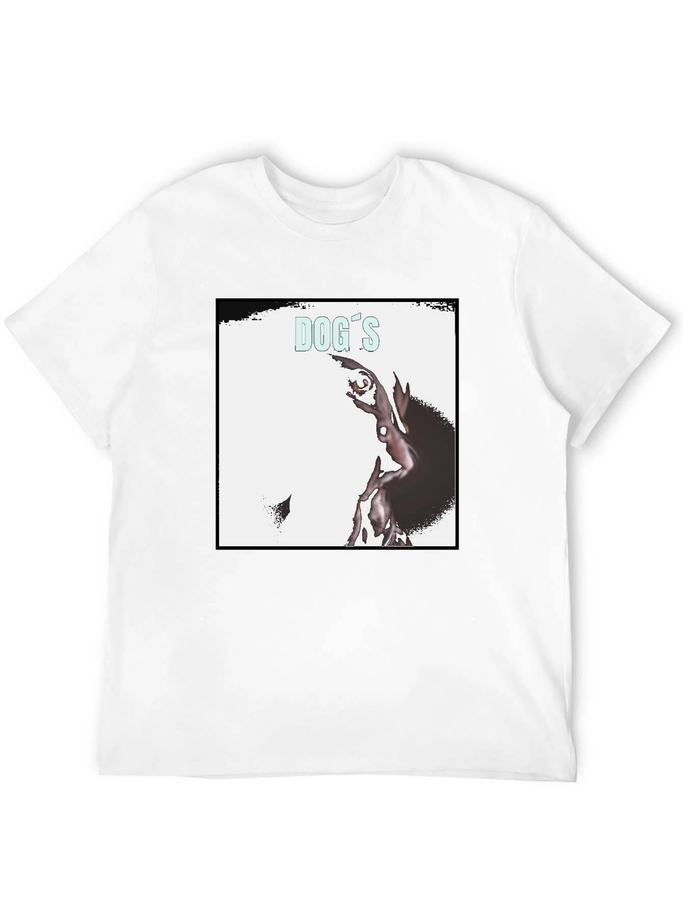 Dogs Record Cover Black T-Shirt