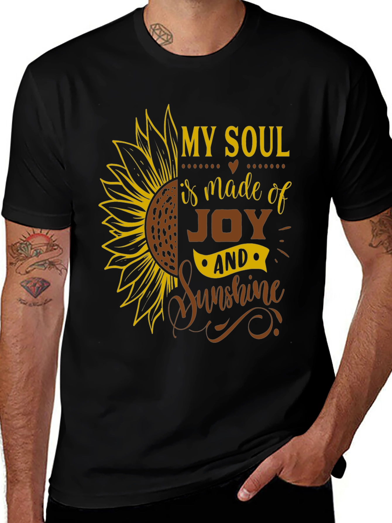 Joy & Sunshine Sunflower Graphic Tee