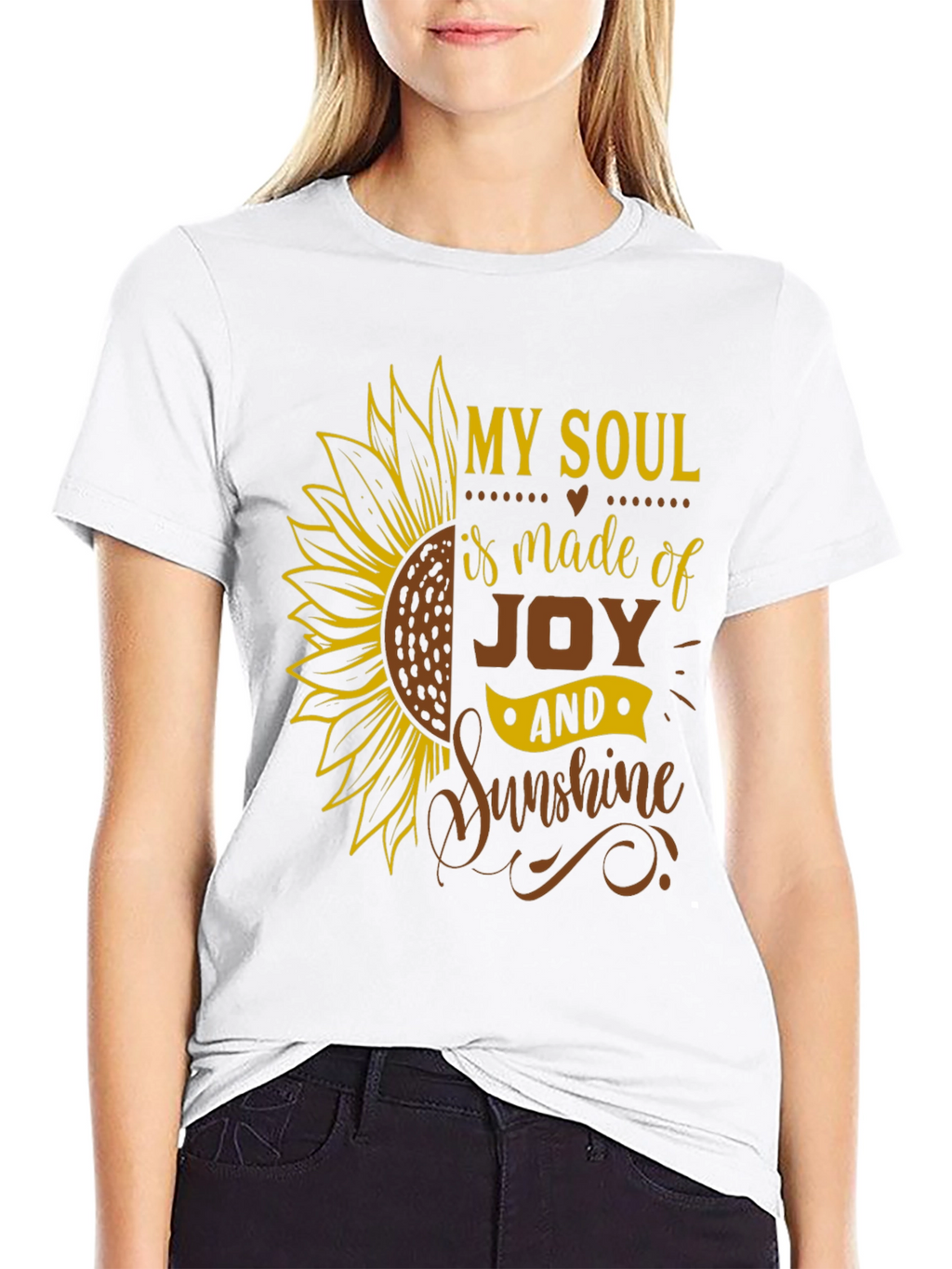 Joy & Sunshine Sunflower Graphic Tee