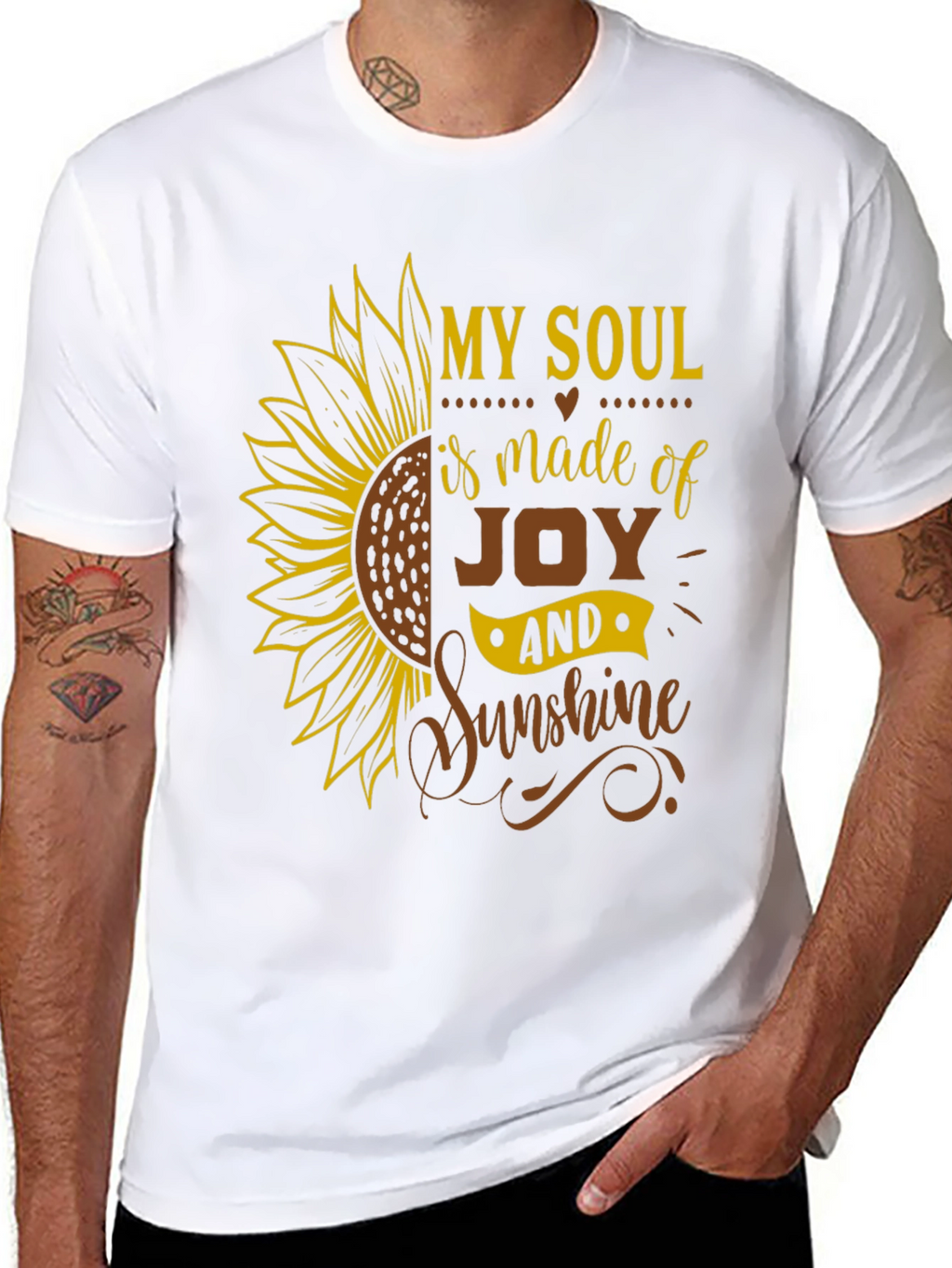 Joy & Sunshine Sunflower Graphic Tee