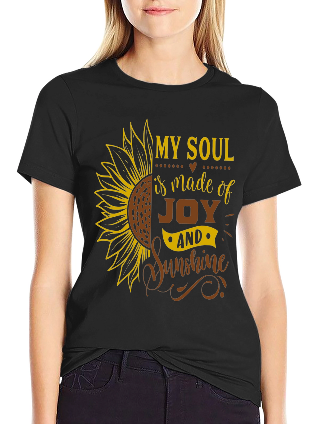 Joy & Sunshine Sunflower Graphic Tee