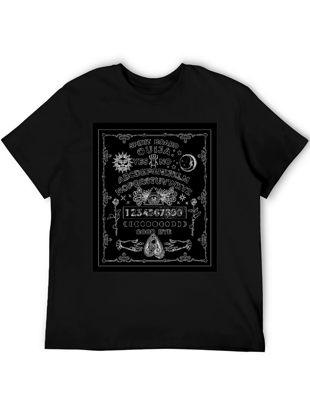 Ouija Board Spirit Graphic T-Shirt