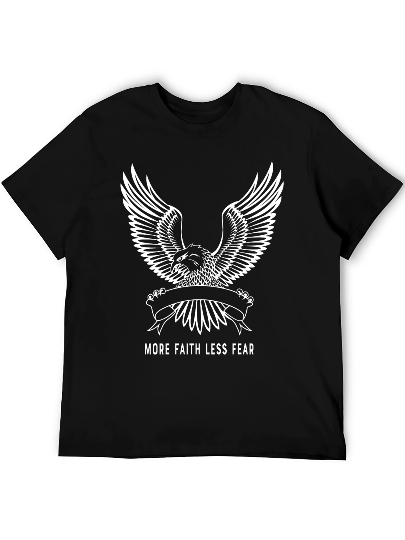 More Faith Less Fear Eagle T-Shirt
