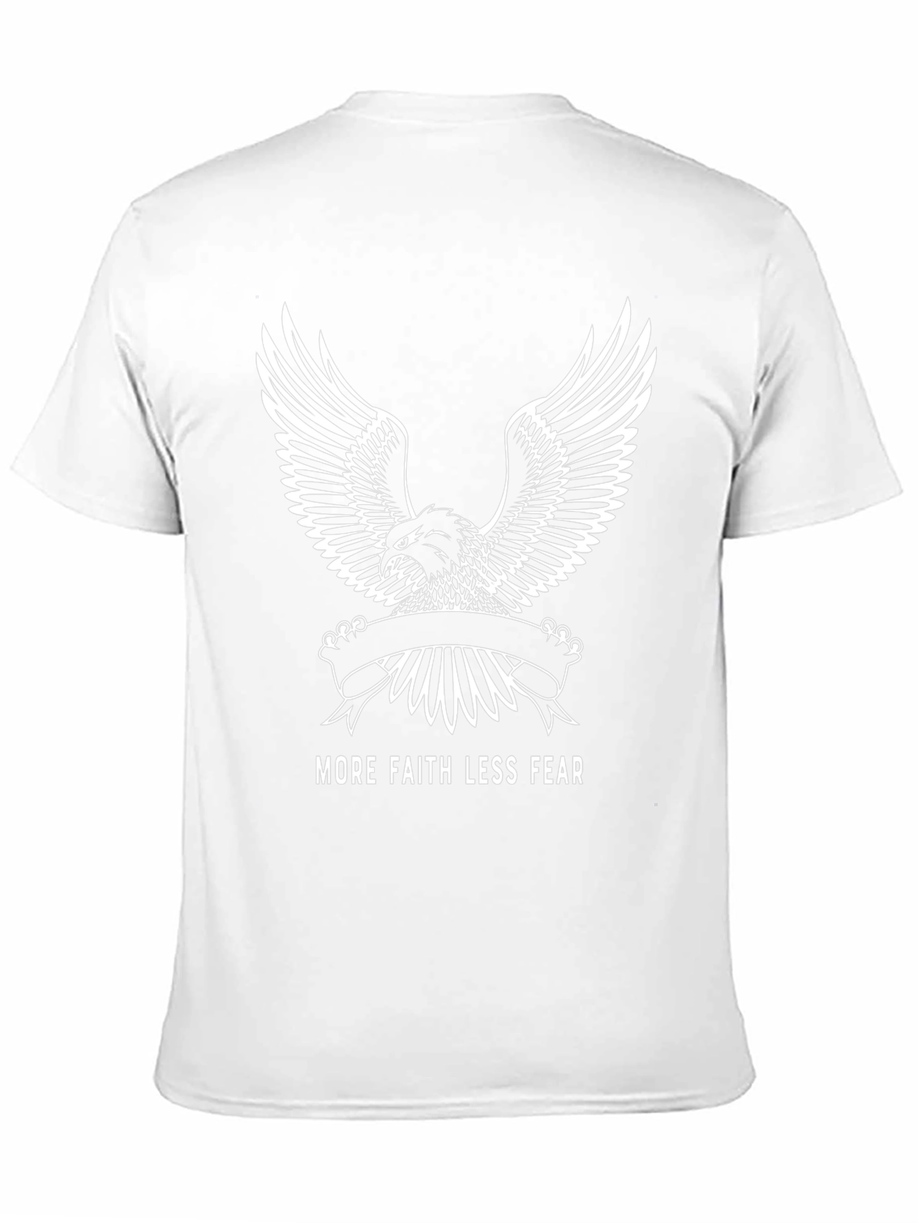 More Faith Less Fear Eagle T-Shirt