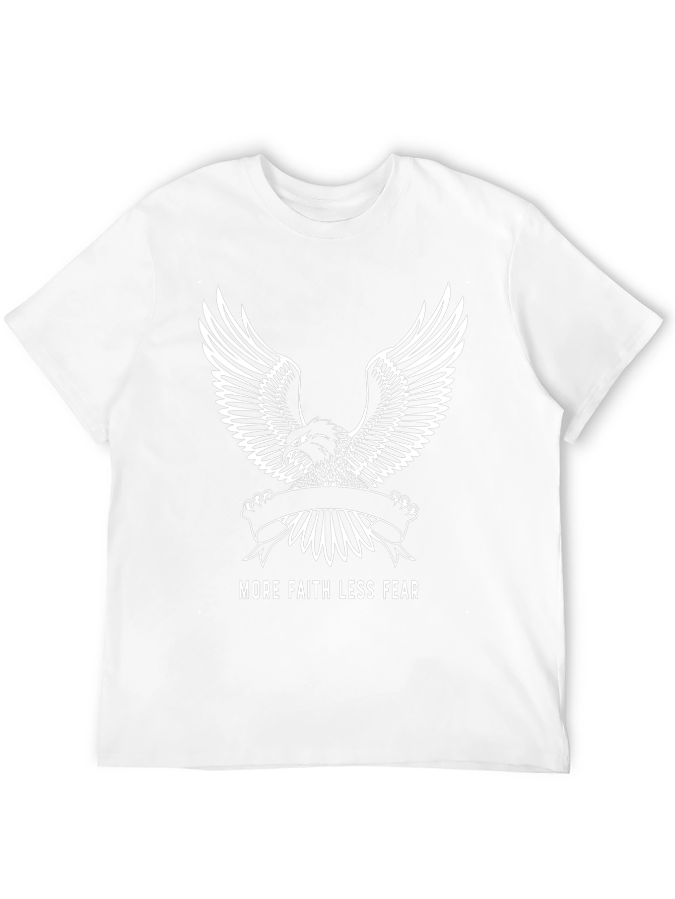 More Faith Less Fear Eagle T-Shirt