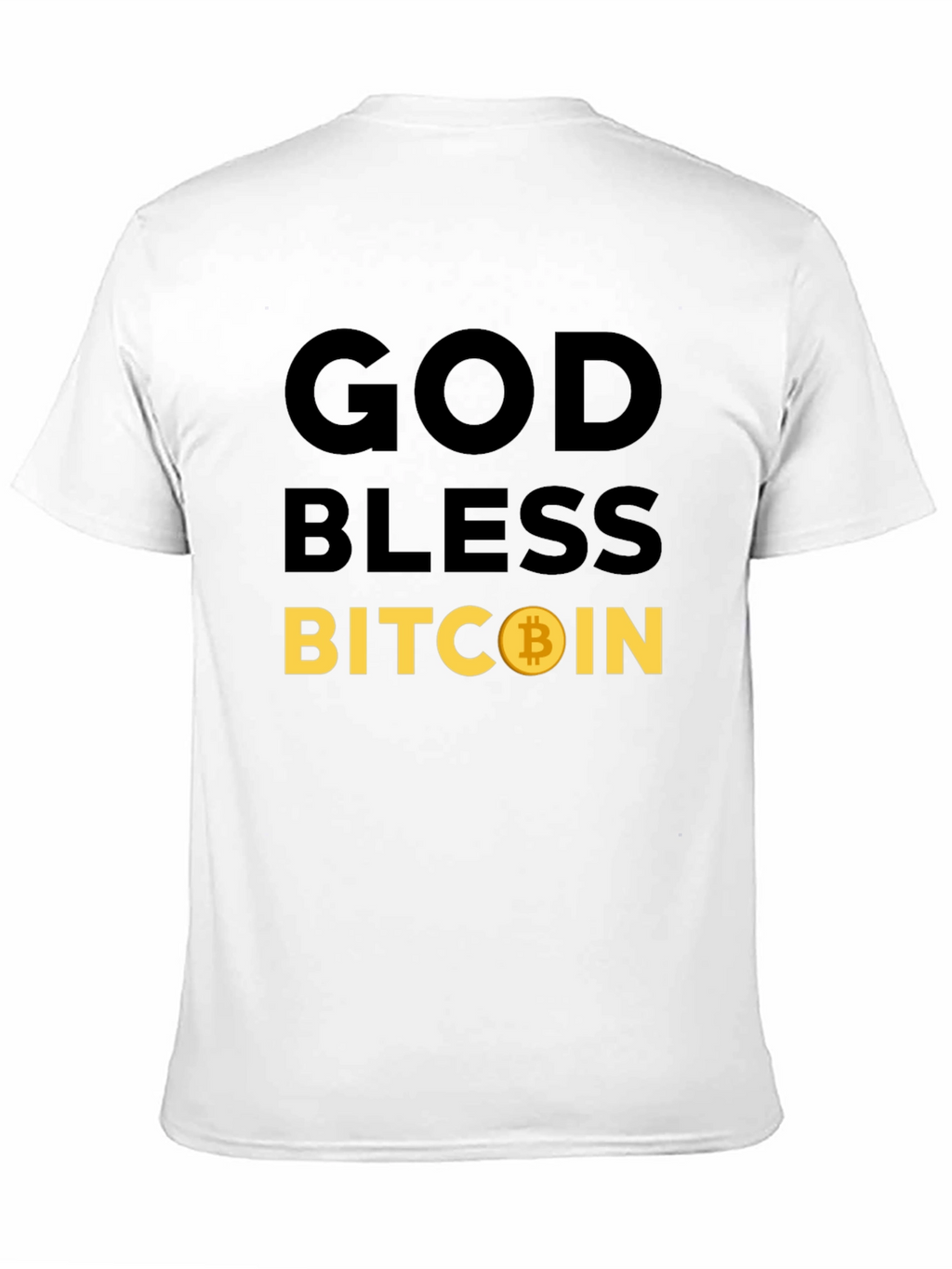 God Bless Bitcoin T-Shirt Crypto HODL Tee