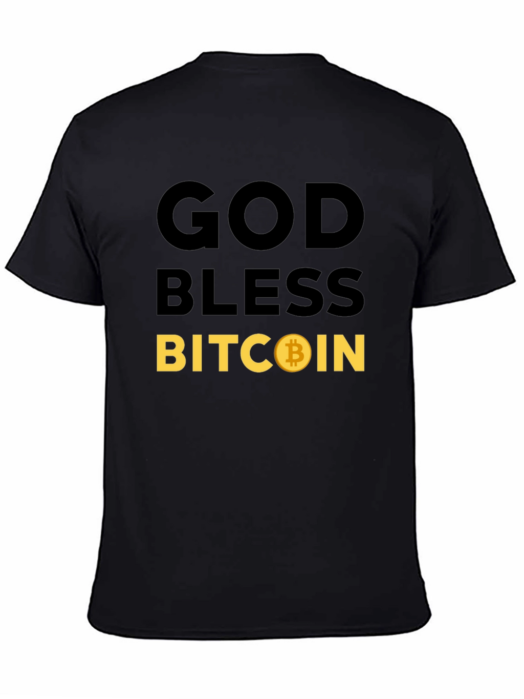 God Bless Bitcoin T-Shirt Crypto HODL Tee
