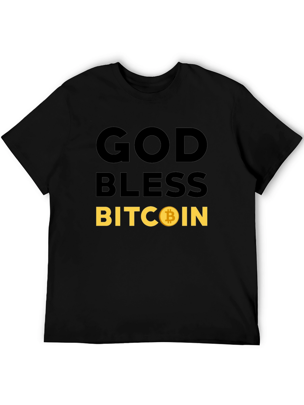 God Bless Bitcoin T-Shirt Crypto HODL Tee