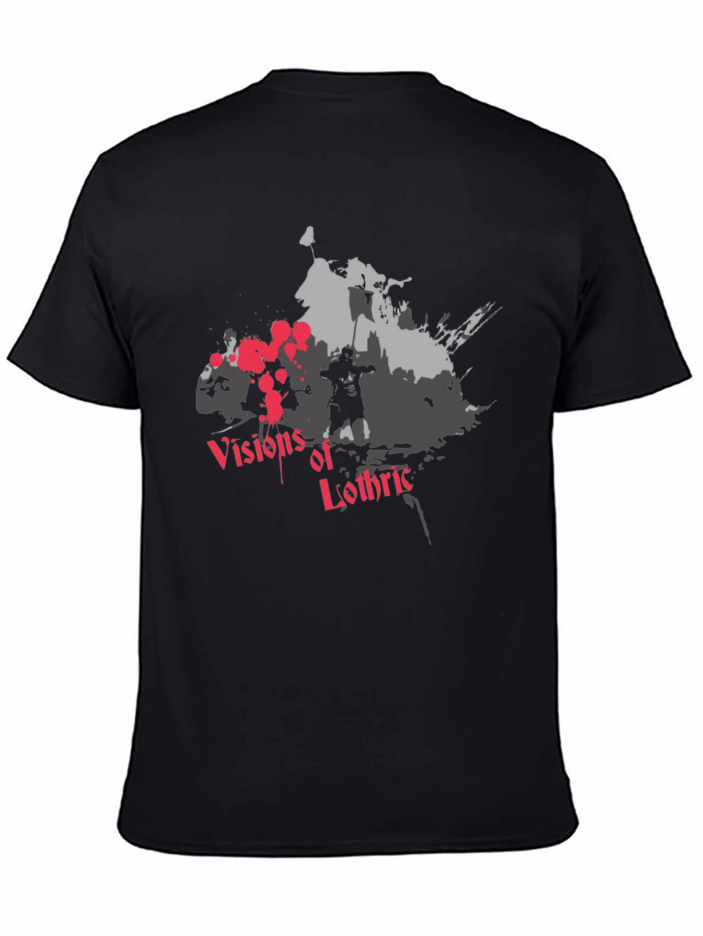 Visions of Lothric Black Graphic T-Shirt