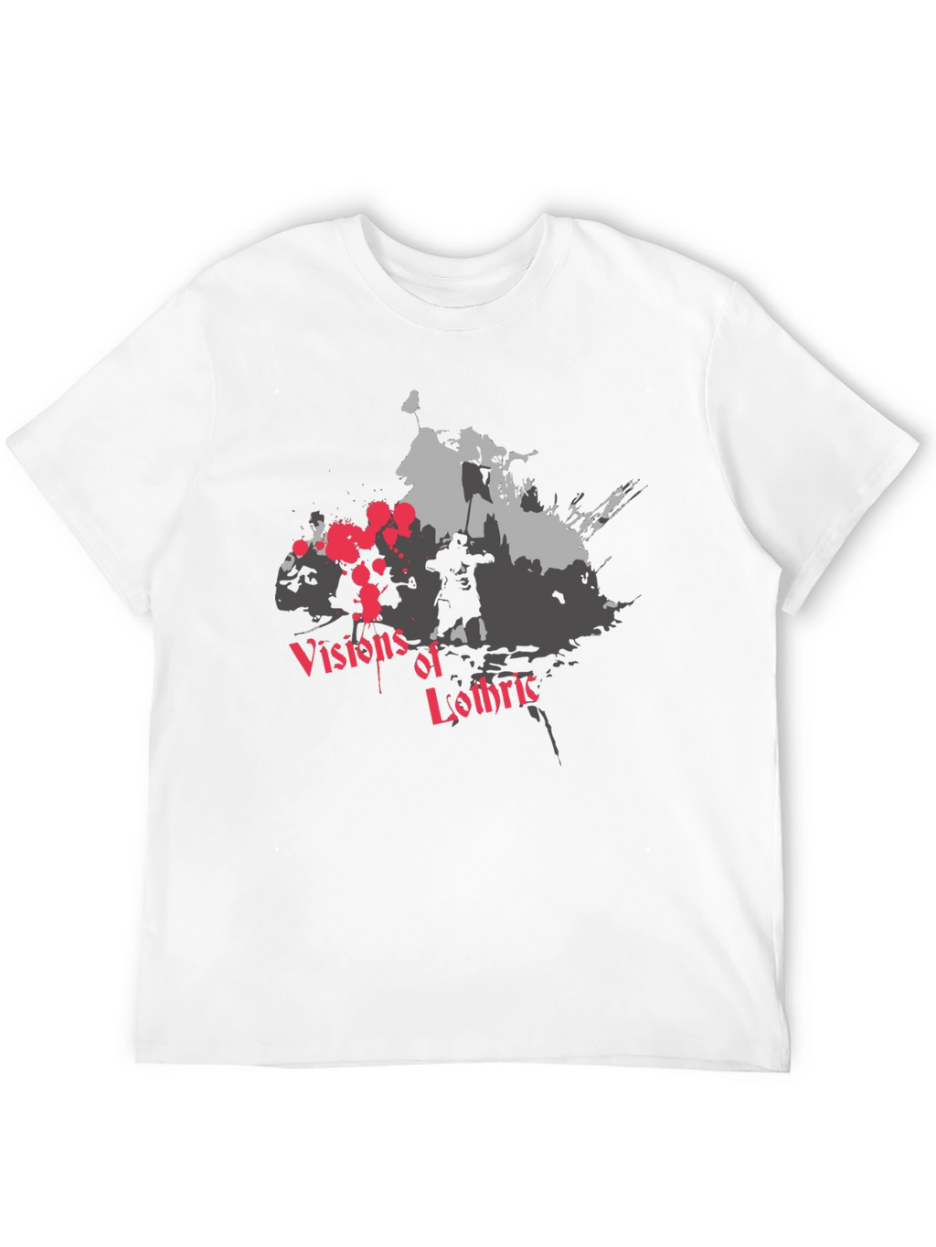 Visions of Lothric Black Graphic T-Shirt