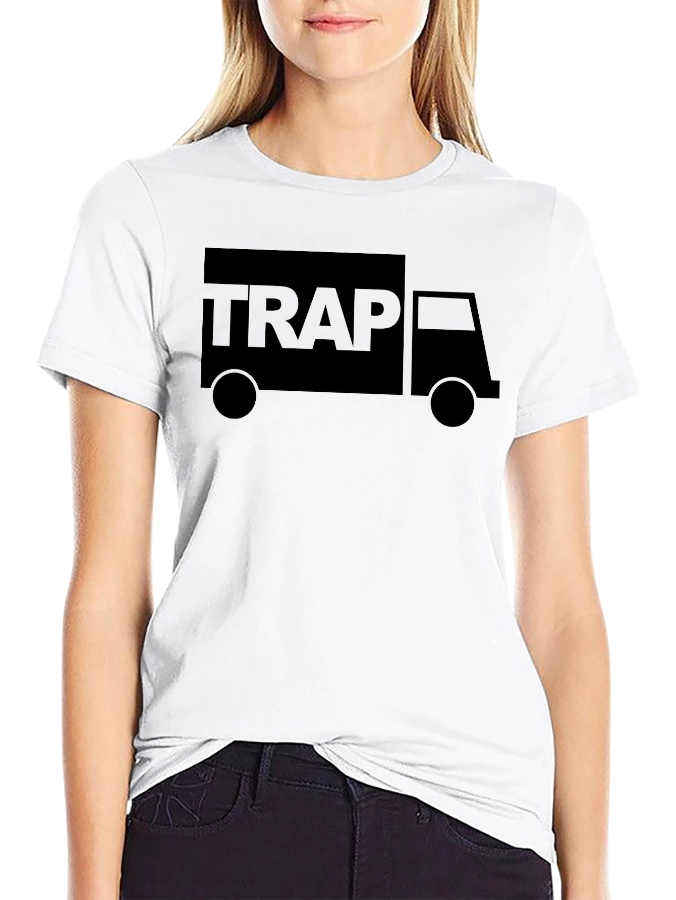 Trap Truck T-Shirt - Black Graphic Tee