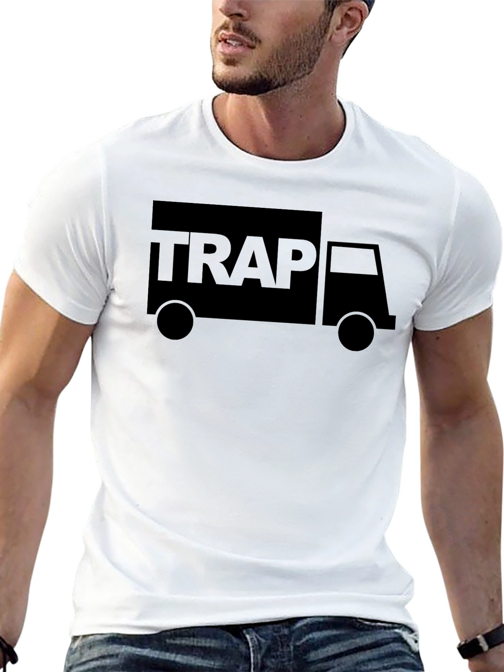 Trap Truck T-Shirt - Black Graphic Tee