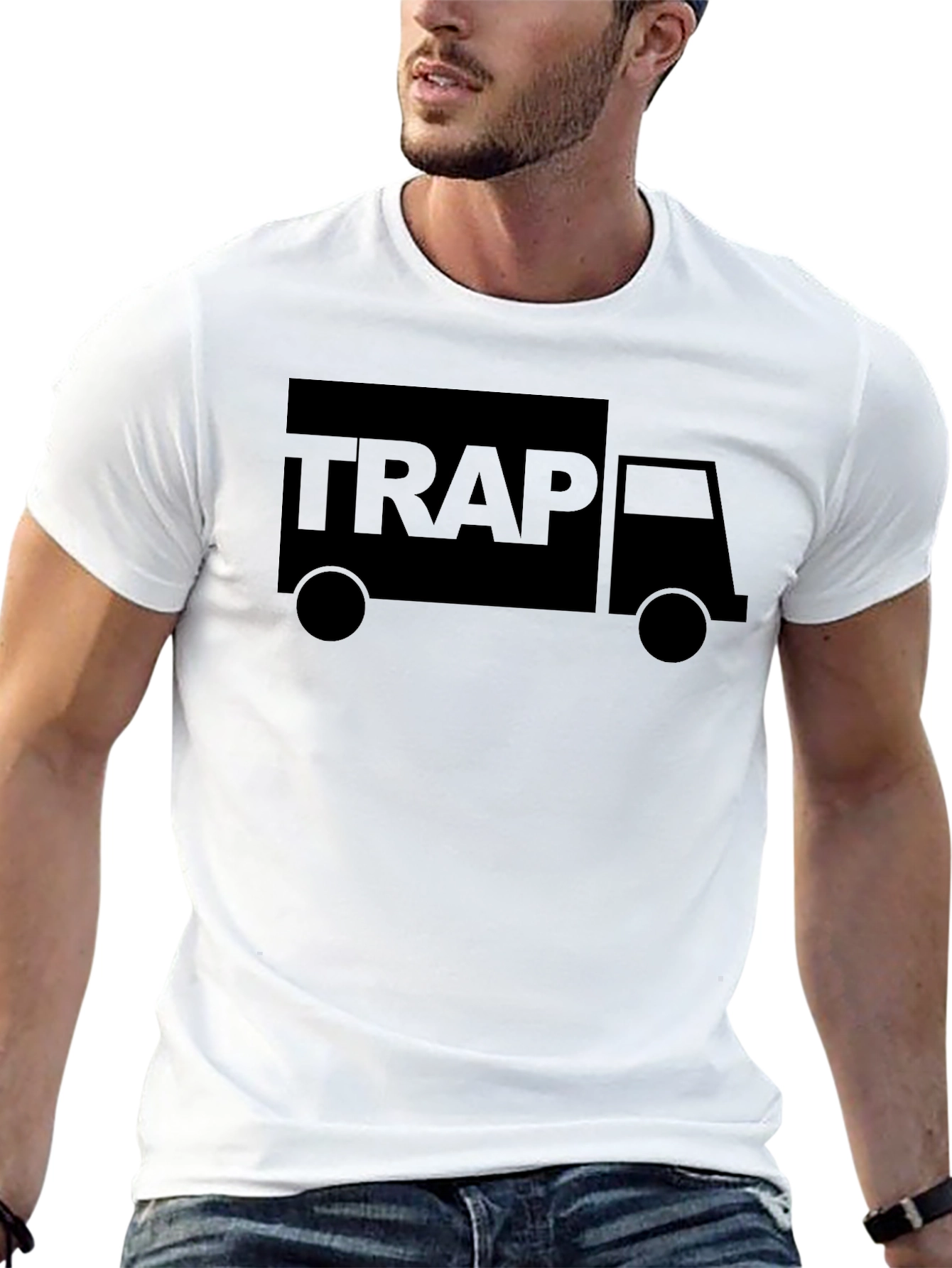 Trap Truck T-Shirt - Black Graphic Tee