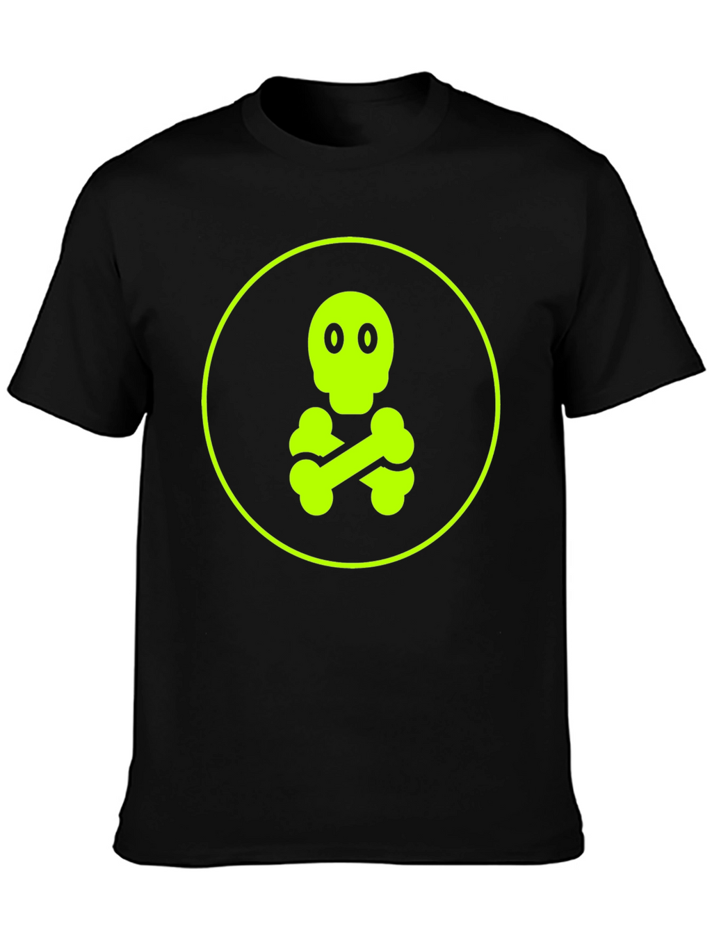 Skull & Crossbones Graphic Tee - Black