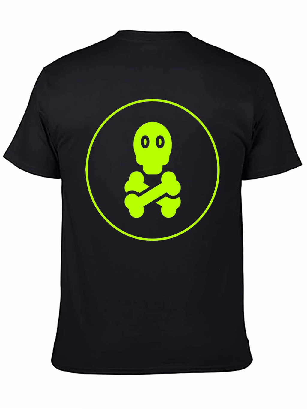 Skull & Crossbones Graphic Tee - Black