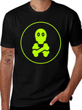 Skull & Crossbones Graphic Tee - Black