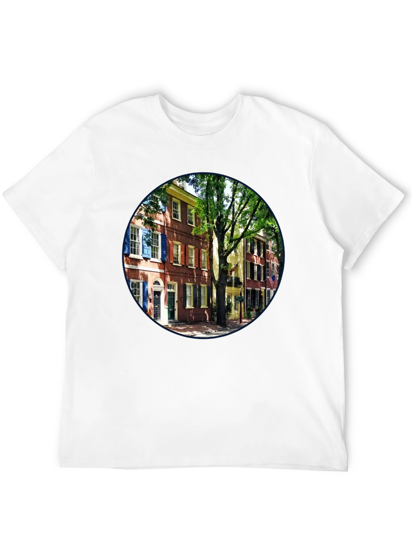 Philadelphia Street View Black T-Shirt