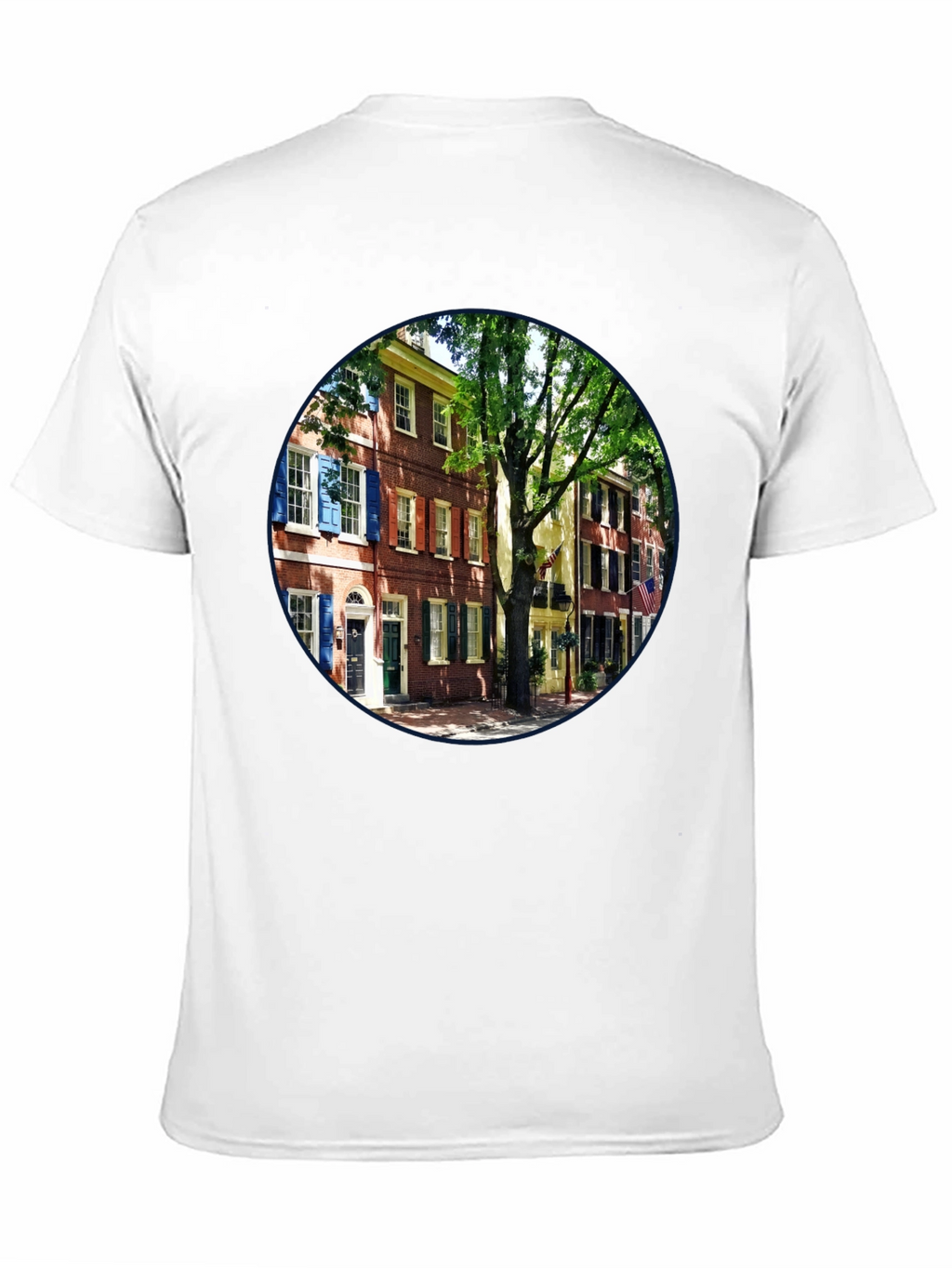 Philadelphia Street View Black T-Shirt