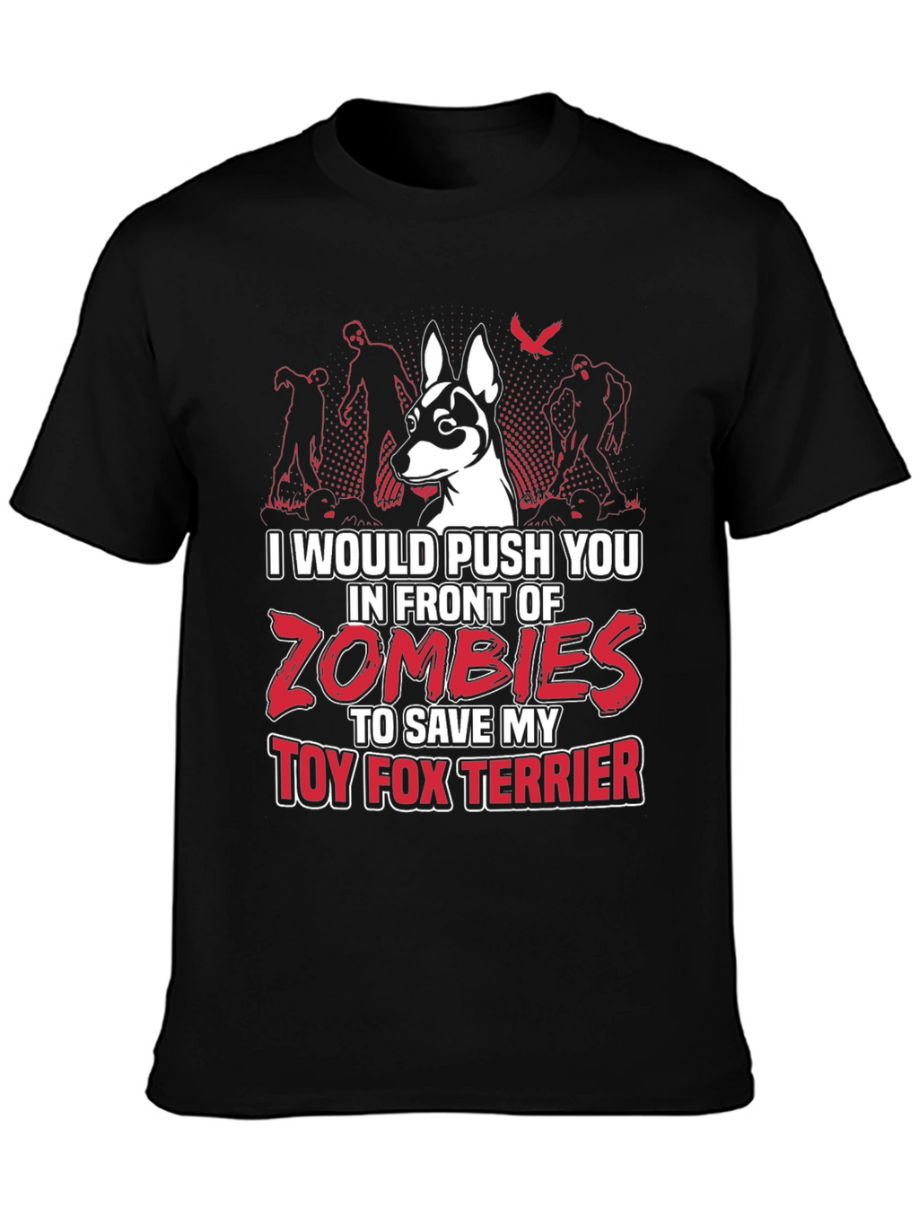 Zombie Toy Fox Terrier T-Shirt