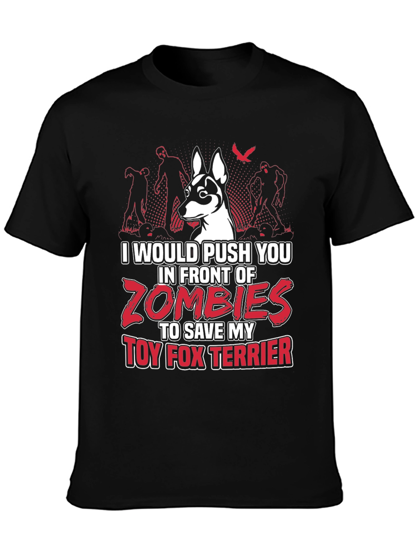 Zombie Toy Fox Terrier T-Shirt