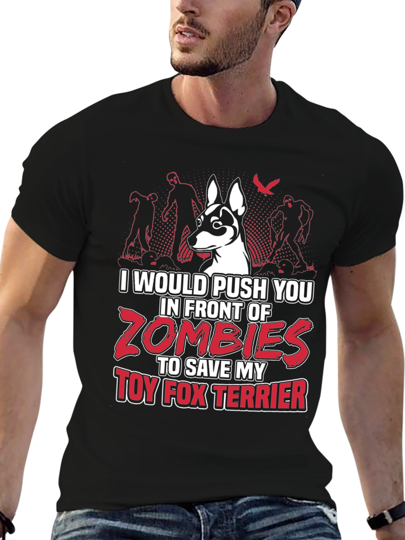 Zombie Toy Fox Terrier T-Shirt