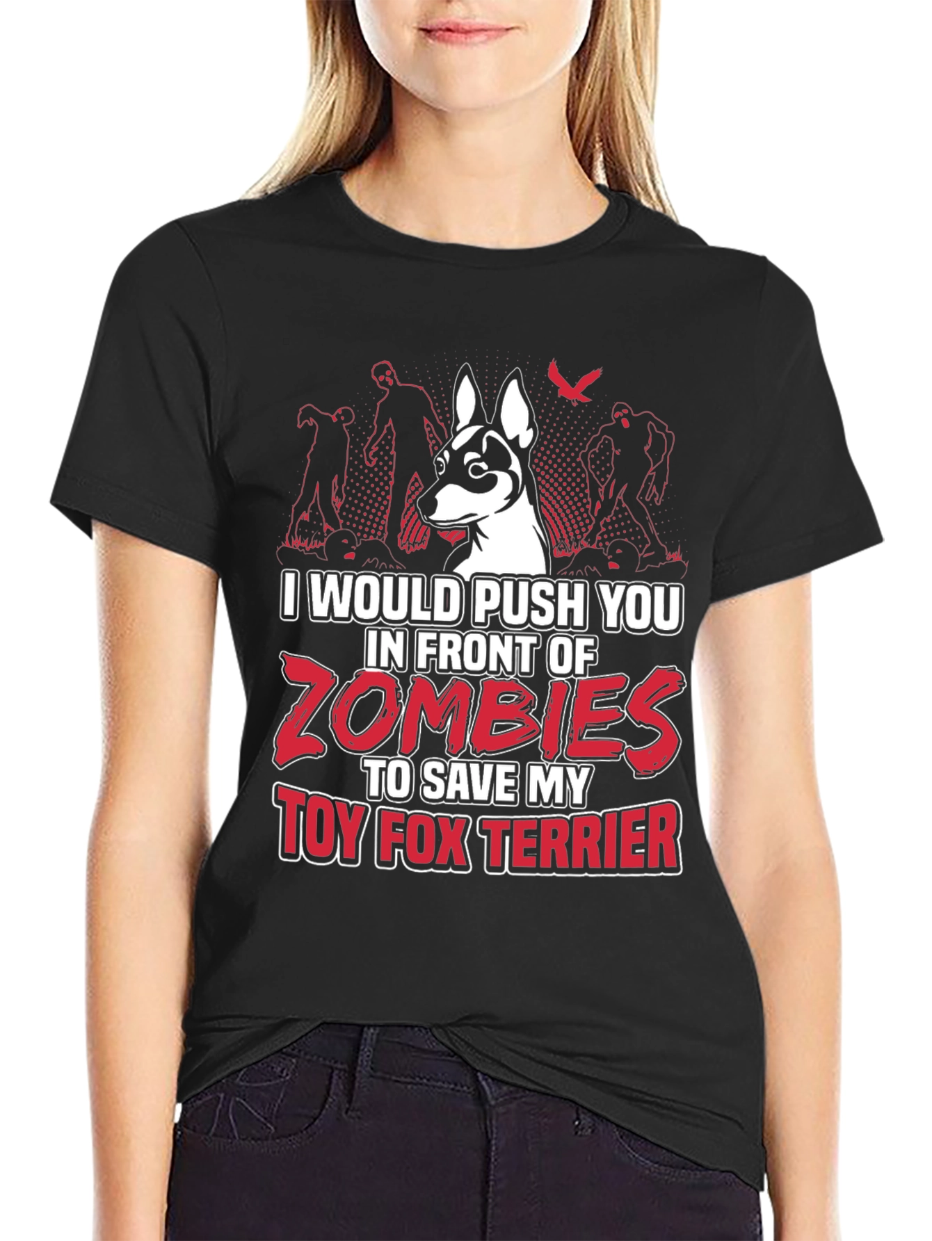 Zombie Toy Fox Terrier T-Shirt