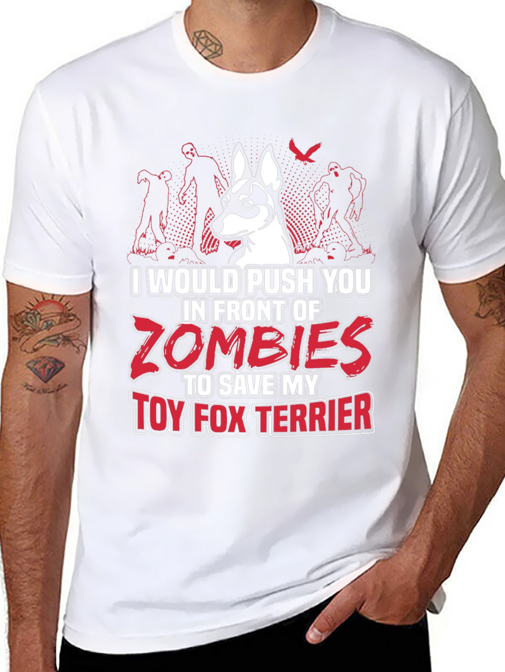 Zombie Toy Fox Terrier T-Shirt