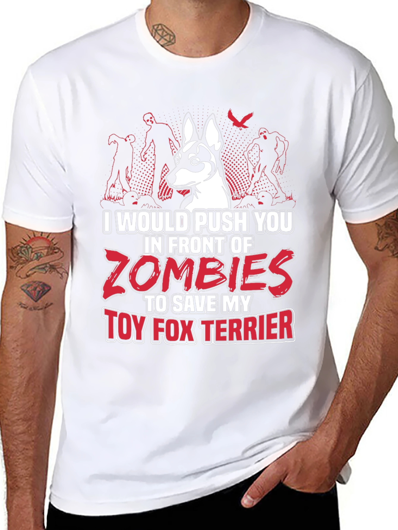 Zombie Toy Fox Terrier T-Shirt