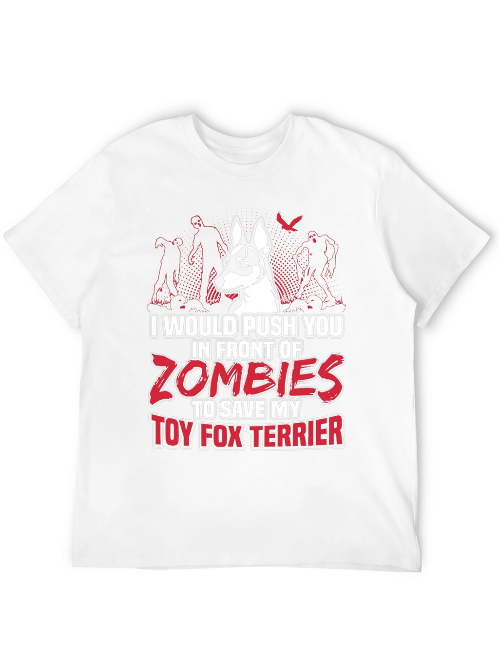 Zombie Toy Fox Terrier T-Shirt