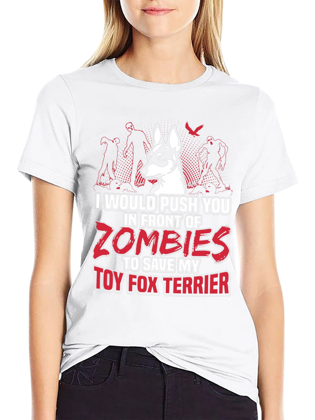 Zombie Toy Fox Terrier T-Shirt