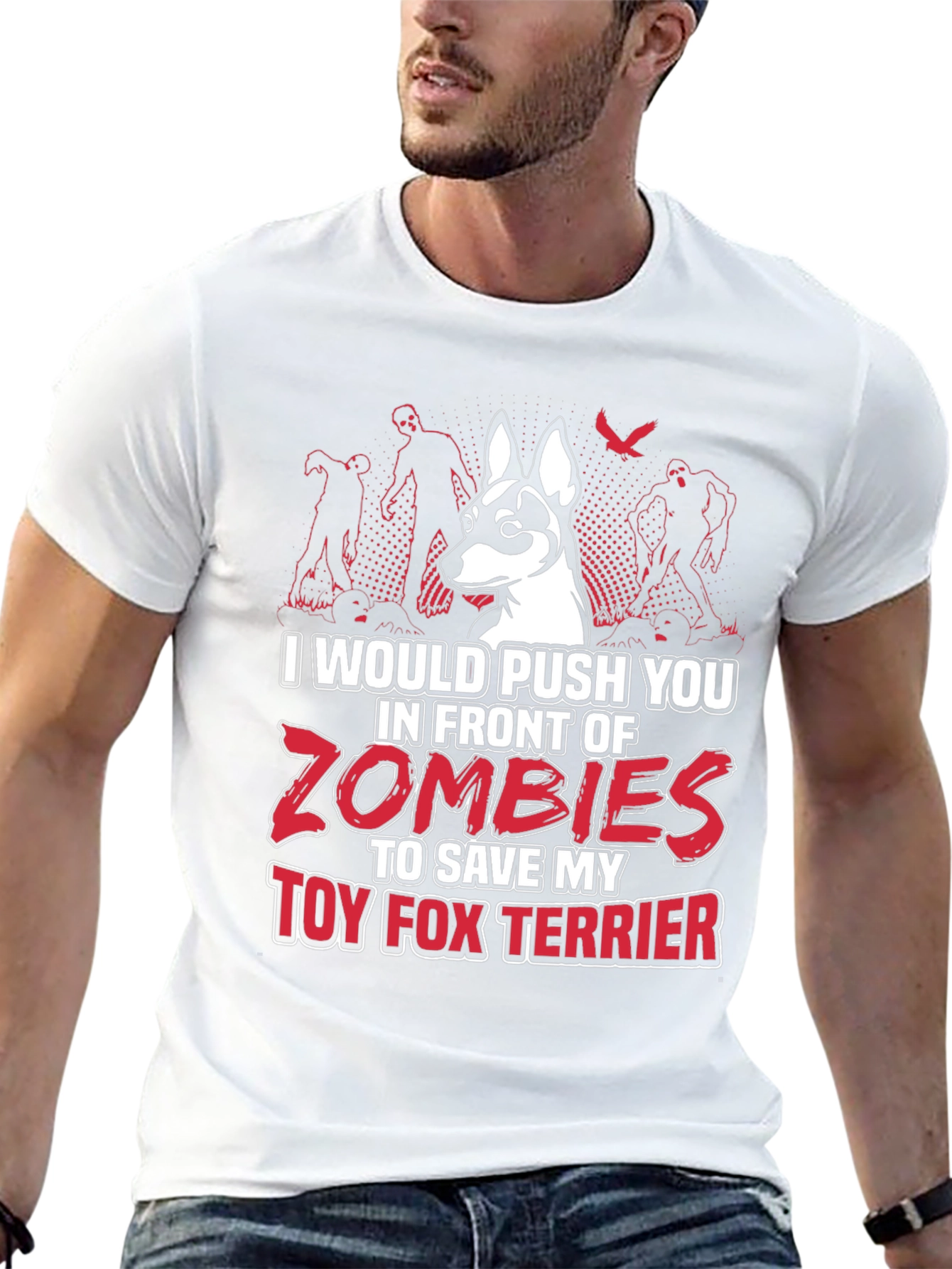 Zombie Toy Fox Terrier T-Shirt